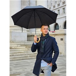 G807-01 Black (Черный) Зонт мужской трость Fulton