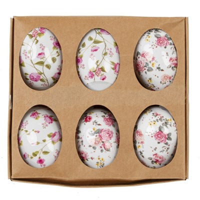 GAEM Набор из 6-ти изделий декоративных подвесных "Яйцо" (4*6), L13,5 W12,5 H4 см