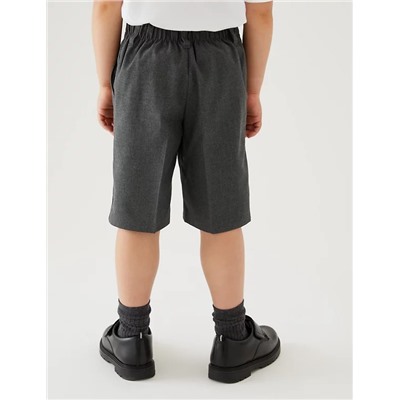 2pk Boys' Plus Fit Easy Dressing School Shorts (3-14 Yrs)