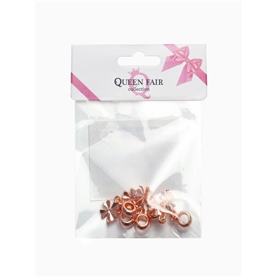 Шарм подвеска «Клевер» симпл, цвет розовое золото