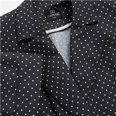 Жакет оверсайз, Джинсовый стиль (черный)