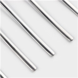 Набор вилок столовых Доляна Sentiment, h=22 см, 6 шт., нержавеющая сталь, серебристый