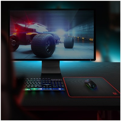 Коврик для мыши Defender Black M 360*270*3мм, ткань+резина