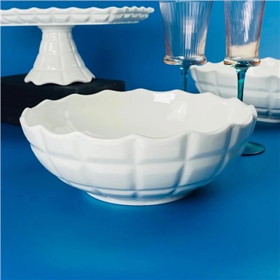 163-050 Салатник 25,5х8,5см КОРНЕЛИЯ в под.уп.(х12)Фарфор