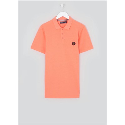 Short Sleeve Neon Polo Shirt