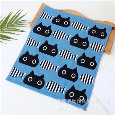 Cotton gauze towel, children's scarf for kindergarten, wholesale