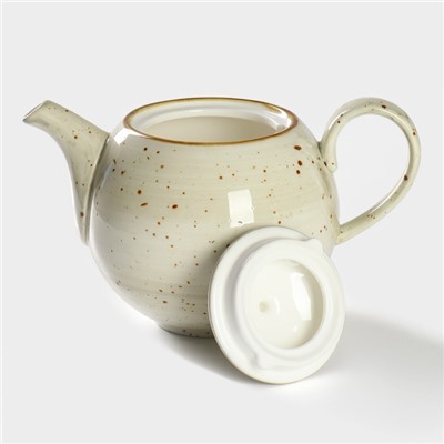 Заварочный чайник Magistro Mediterana, 900 мл, фарфор, бежевый