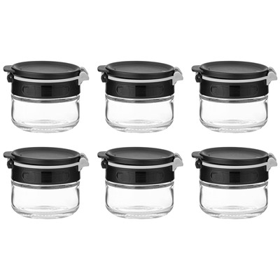 НАБОР ЕМКОСТЕЙ ДЛЯ СПЕЦИЙ 6ШТ 85МЛ AGNESS