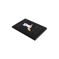 Записная книжка А5, 96л Мы с котом, тв обл, мат лам