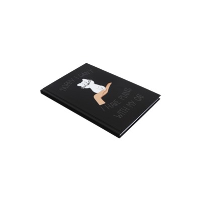 Записная книжка А5, 96л Мы с котом, тв обл, мат лам