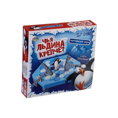УЦЕНКА Настольная игра «Чья льдина крепче?», спаси пингвина