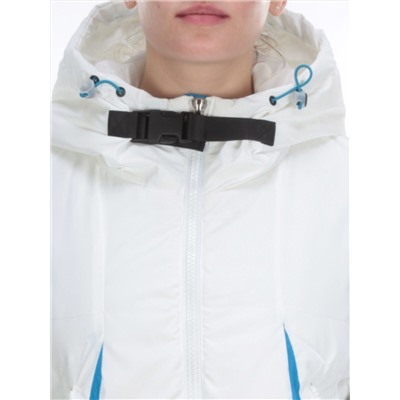 D004 WHITE Куртка демисезонная женская (100 гр. синтепон)