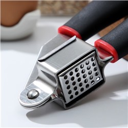 Пресс для чеснока Доляна Digma, 21 см, нержавеющая сталь, чёрный