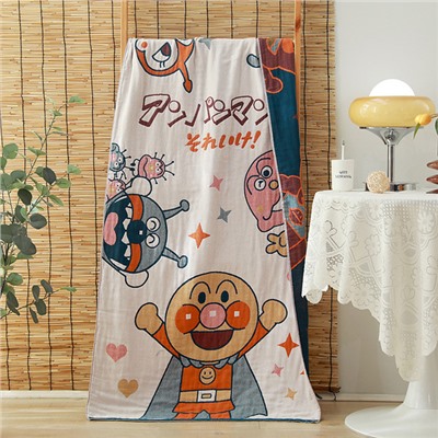 Муслиновое мягкое пляжное банное полотенце 75*150cm
