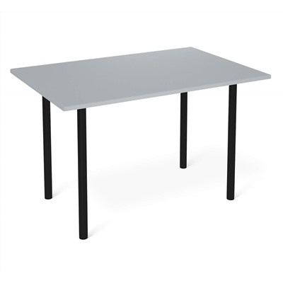 Стол SHT-TU66/TT55 120/80 МДФ/АБС-пластик
                        чёрный муар / серый