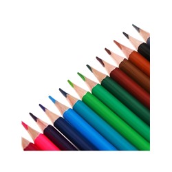 Карандаши цветные 18 цветов TOP Calligrata, супермягкие, в картонной коробке, диаметр грифеля - 3 мм, 5B