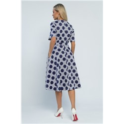 Платье Стиляги (голубое) П13418-16М