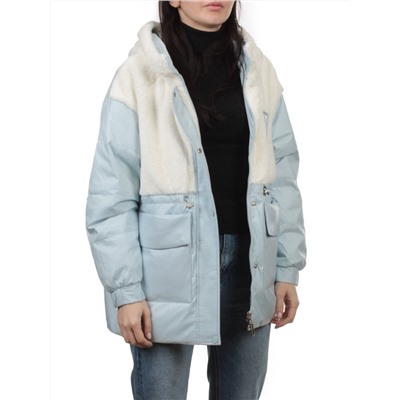 M24-209 BLUE Куртка демисезонная женская (100 гр. холлофайбер)
