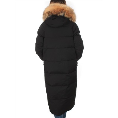 H23-631 BLACK Пальто зимнее женское (200 гр. тинсулейт)