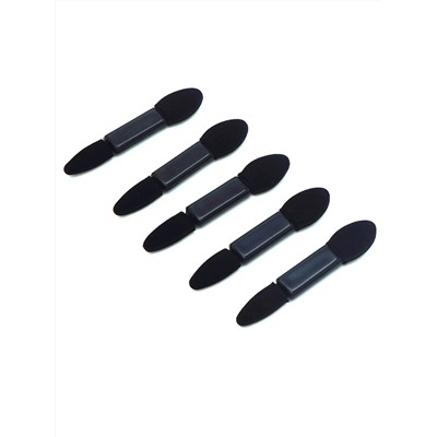 Kristaller Набор двусторонних аппликаторов для макияжа, черный, 10 шт.