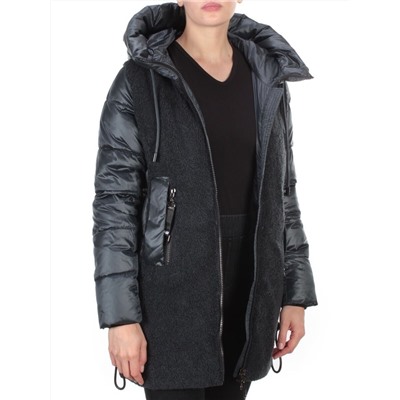 D6816 DARK GREEN Куртка зимняя женская  KARERSITER (200 гр. холлофайбера)