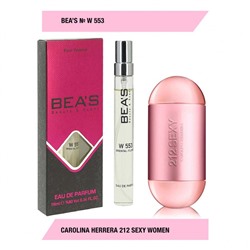 Парфюм Beas Carolina Herrera 212 Sexy for women W553 10 ml, Парфюм женский Beas W553 создан по мотивам аромата Carolina Herrera 212 Sexy