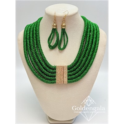 Набор бижутерии колье трансформер и серьги П5/004