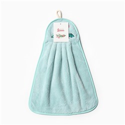 Салфетка декоративная Доляна "Дракоша" 25х34 см, 280 г/м2, микрофибра, 100% п/э