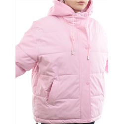 H24-088 PINK Куртка демисезонная женская (120 гр. холлофайбер)