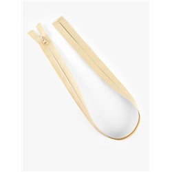 Молния «Спираль», №7, разъёмная, водонепроницаемая, замок автомат, 70 см, светло-бежевая