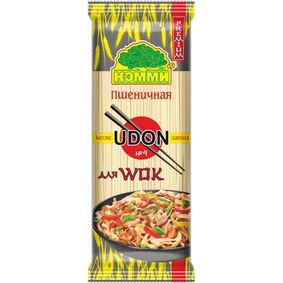 Лапша пшеничная PREMIUM UDON №4 для WOK  250гр (30шт)