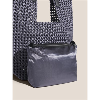 Женская сумка, нейлон, кожа, MIRONPAN 85512 Темно-серый