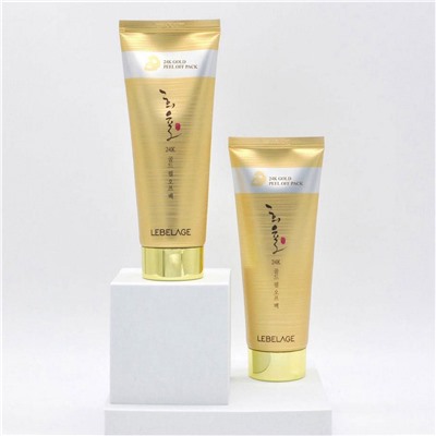 Lebelage Уценка Маска-пленка для лица с экстрактом золота, 150 мл / Срок годности до 24.08.2025