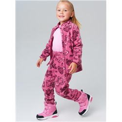Комплект флисовый для девочки: куртка, брюки