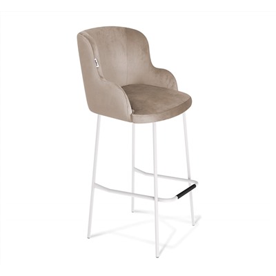 Стул барный SHT-ST39/S29
                        латте / белый муар