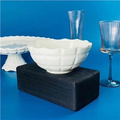 163-049 Салатник 18х7см КОРНЕЛИЯ в под.уп.(х30)Фарфор