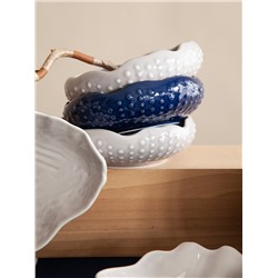 Набор из 2 сервировочных тарелок Corals серого цвета из коллекции Sea treasures, 360 мл