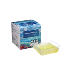 Одноразовые пепельницы с поглотителем запаха гидрогелем «Лимон», набор 30 шт.