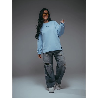 Свитшот Русь голубой Лт