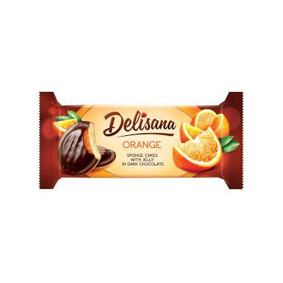 Печенье Delisana Jaffa с апельсин.желе в какао глаз.135г.