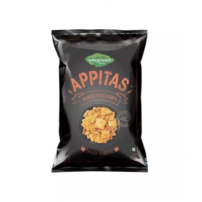 Пита-чипсы с Острым Сыром (60 г), Tangy Cheese Pita Chips, произв. Wingreens Farms