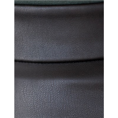 Расклешенная юбка из искусственной кожи