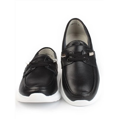 03-ZL-8861-1 BLACK Полуботинки женские (натуральная кожа)