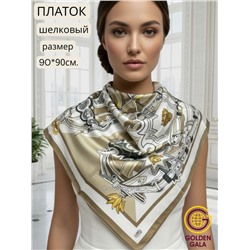 Платок шелковый Люкс "Миледи" Арт 2427/46