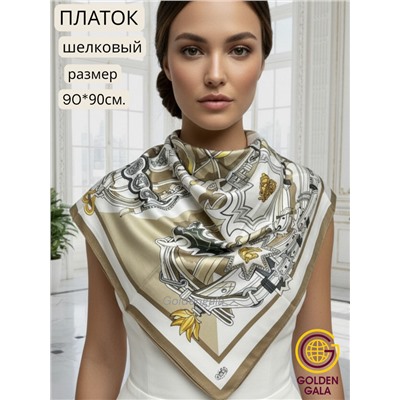 Платок шелковый Люкс "Миледи" Арт 2427/46