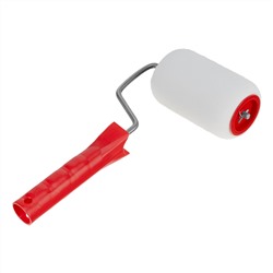 Валик "Поролон", в сборе, 100 мм, D 48 мм, D ручки 6 мм, крепление шплинтом Сибртех