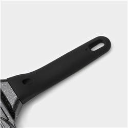 Сковорода-оладница Доляна Petit, 18×18 см, литой алюминий, индукция, чёрная