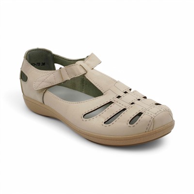 Женские летние туфли N3-7B бежевые