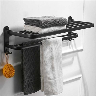 Держатель (вешалка, сушилка) для полотенец с крючками, 47х20 см. MG1630
