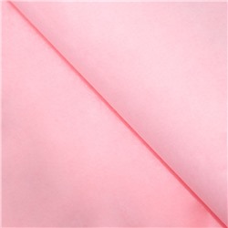 Бумага упаковочная тишью, нежно - розовый, 50×66 см